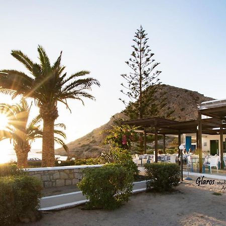 Glaros Luxury Studio On The Beach Arkasa Exterior foto